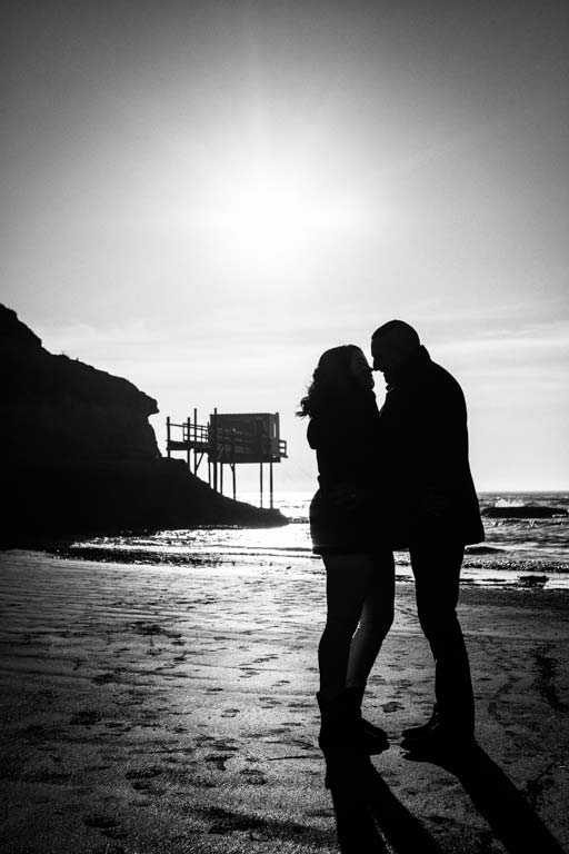 séance photo sur la plage