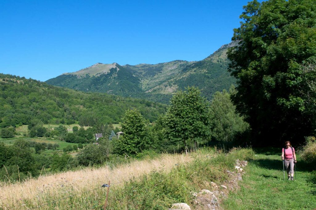 randonnée château d'usson