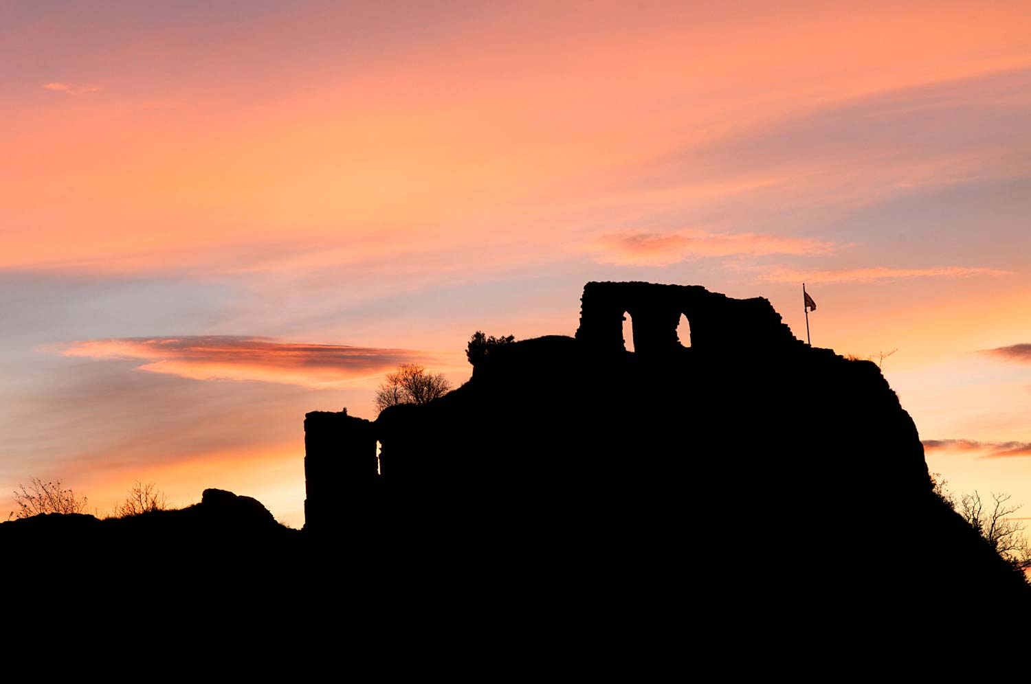 photo du château de Roquefixade